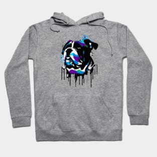 Olde English Bulldogge Spray Paint Art Hoodie